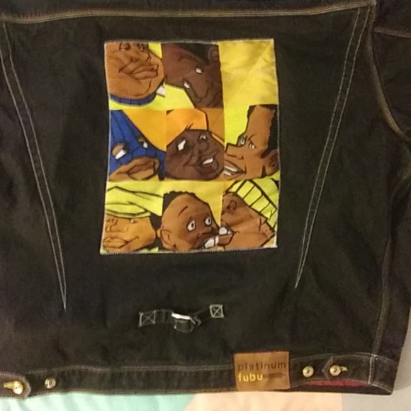 RevengeOfNerds Vintage. Platinum fubu jacket. - Picture 1 of 4